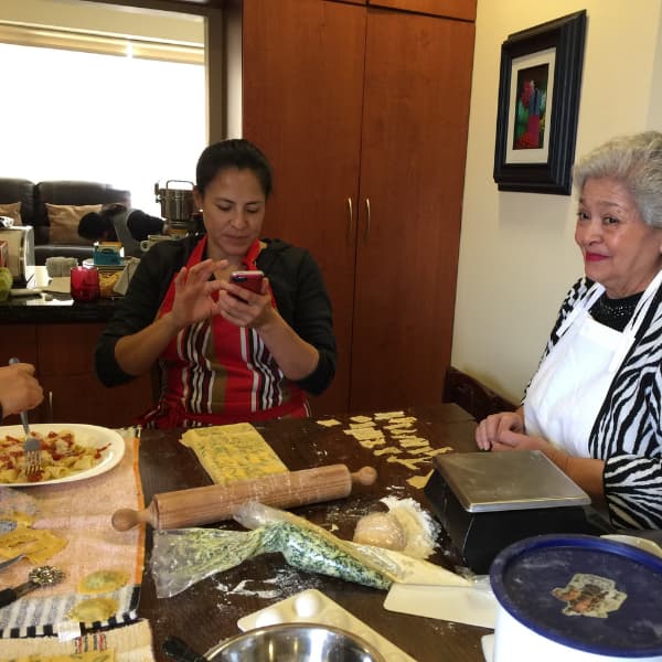 alumnas curso de pasta fresca