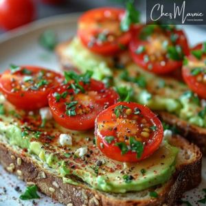 Bruschetta con Aguacate
