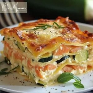 Lasagna de salmon