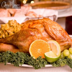 pavo relleno de tocino