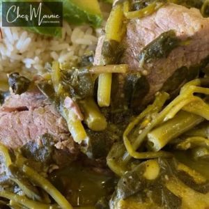 Cerdo con verdolagas